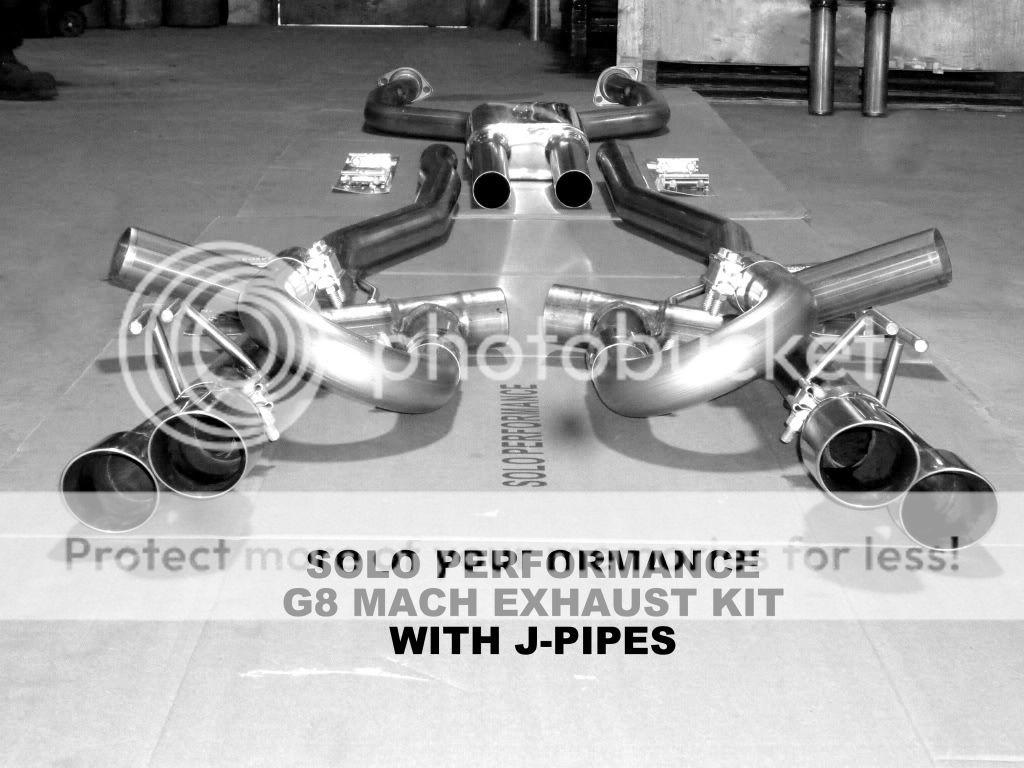 SOLO Performance No Drone & Tunable J Pipe Exhaust Kits Pontiac G8 Forum